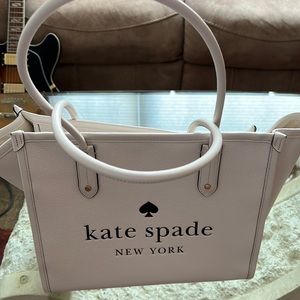 Kate spade brand new white tote with tags